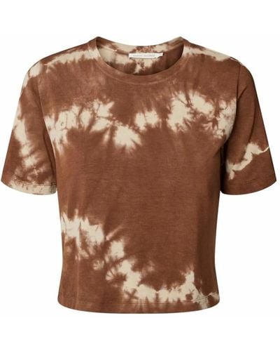 Rabens Saloner T-Shirts - Brown