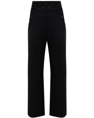 Bode Wide Trousers - Black