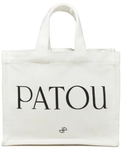 Patou Bags > tote bags - Blanc