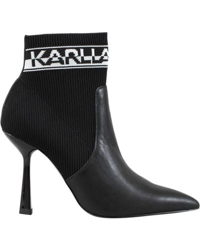 Karl Lagerfeld Heeled Boots - Black
