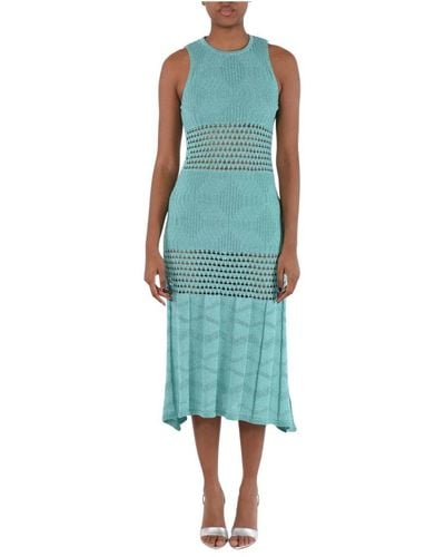Akep Knitted Dresses - Blue