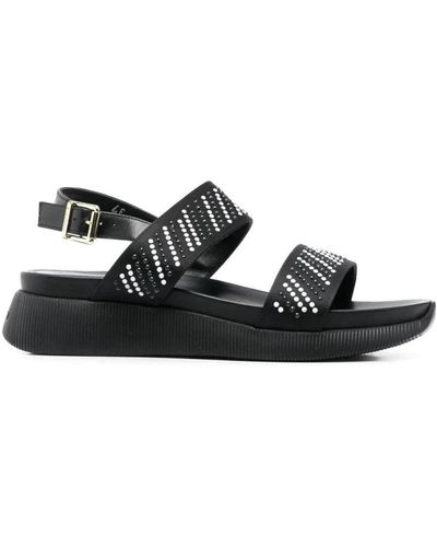 Baldinini Flat Sandals - Black