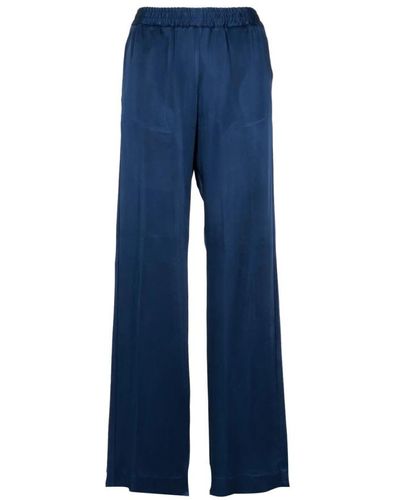Cruna Wide Trousers - Blue