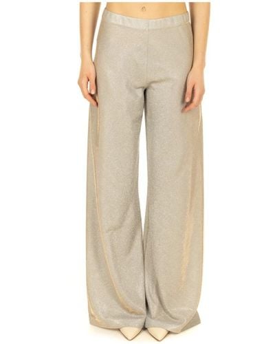 Circus Hotel Wide Trousers - Natural