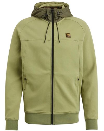 PME LEGEND Interlock sweat zip giacca - Verde
