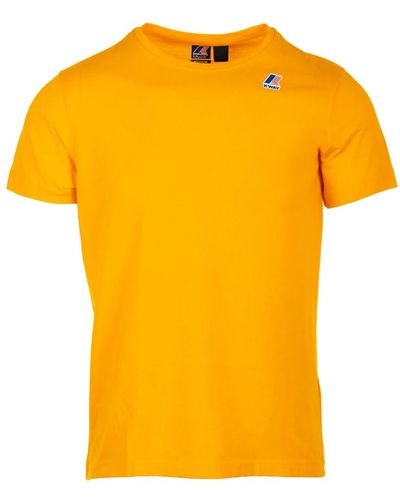 K-Way T-shirt e polo arancioni edouard - Giallo