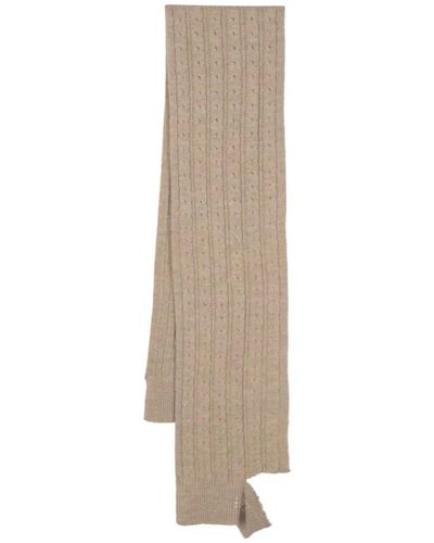 MM6 by Maison Martin Margiela Winter Scarves - Natural