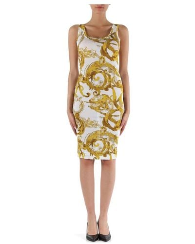 Versace Short Dresses - Yellow