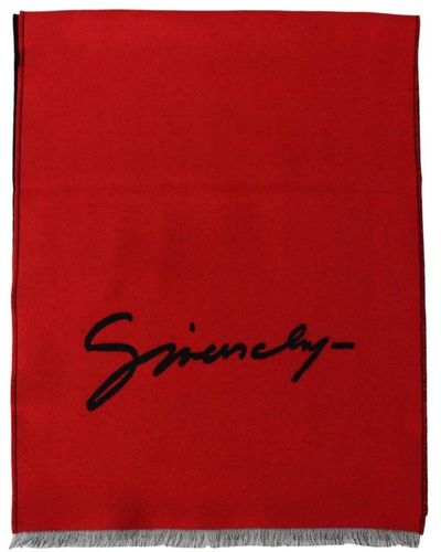 Givenchy Winter scarves - Rot