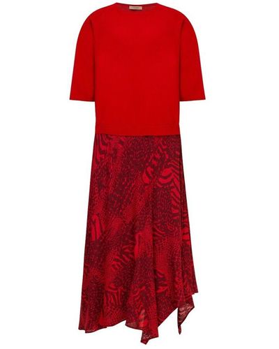 Twin Set Dress - Rojo