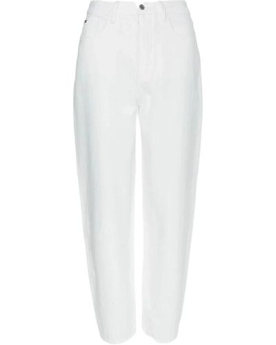 Tommy Hilfiger Leather Trousers - Weiß