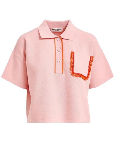 Essentiel Antwerp Polo Shirts - Pink
