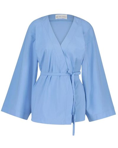 Jane Lushka Blouses & shirts > kimonos - Bleu