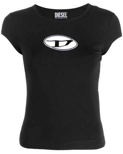 DIESEL T-angie camiseta - Negro