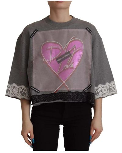 Dolce & Gabbana Sweatshirts & hoodies > sweatshirts - Violet