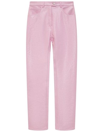 Courreges Vinylhose - stilvoll und trendig - Pink