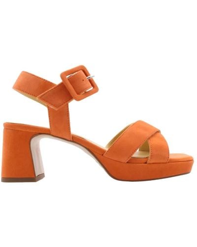 CTWLK Shoes > sandals > high heel sandals - Orange