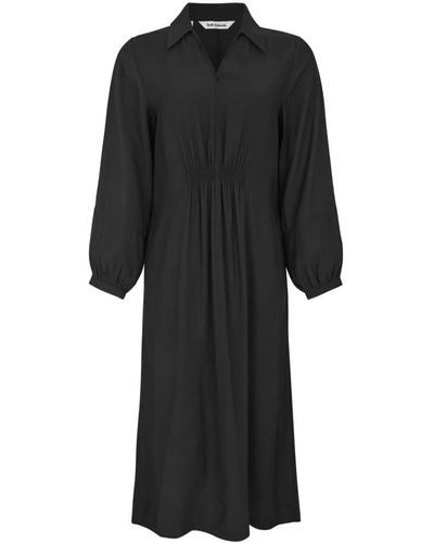 SOFT REBELS Maxi dresses - Negro