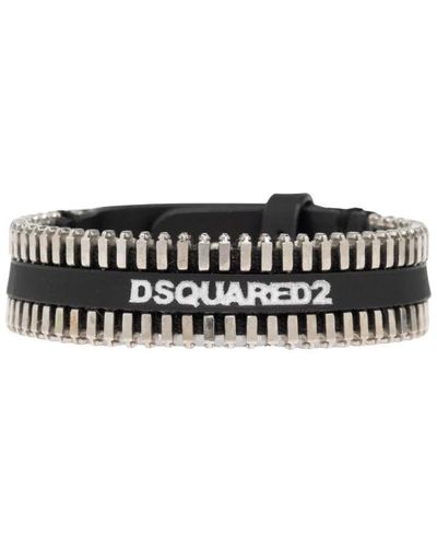 DSquared² Armband mit logo - Schwarz