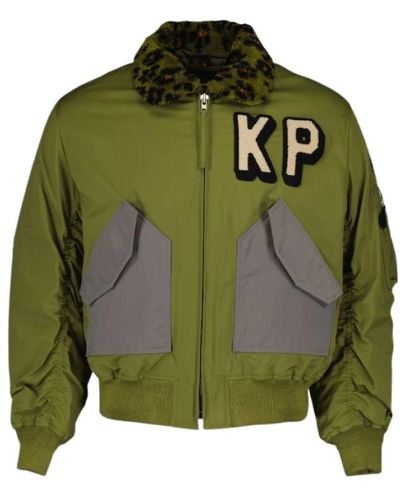 KENZO Bomber jackets - Verde