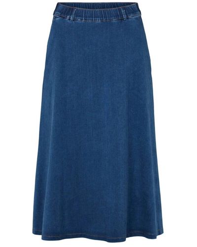 LauRie Midi skirts - Blau