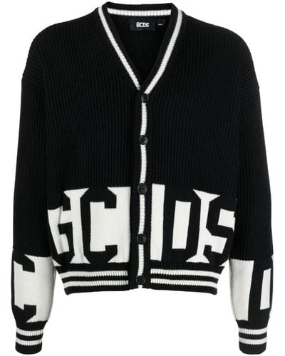 Gcds Knitwear > cardigans - Noir