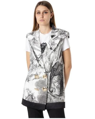 Class Roberto Cavalli Vests - Grau