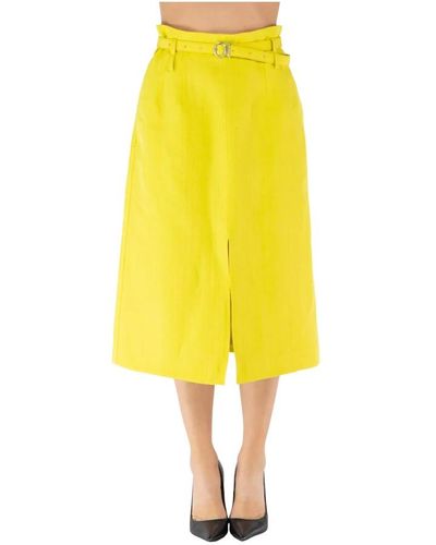 Jil Sander Midi Skirts - Yellow