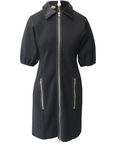 Gucci Gucci jersey mini robe avec ceinture de boucle g en viscose - Noir
