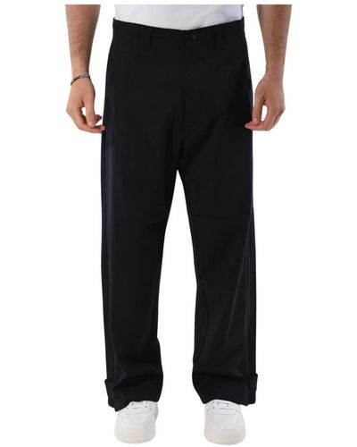 Department 5 Wide Trousers - Black