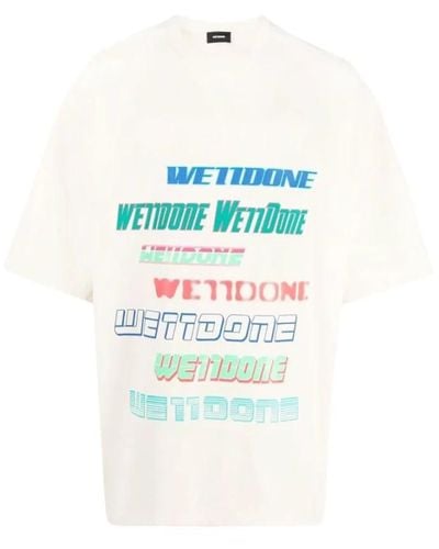 we11done T-Shirts - Blue