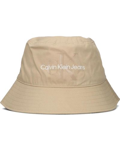 Calvin Klein Weicher monogram bucket hat - Natur