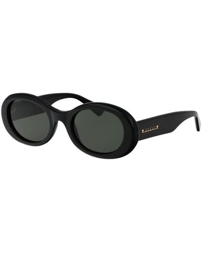 Gucci Gg1587S Linea Lettering Sunglasses - Black