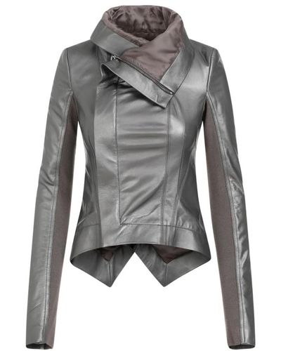 Rick Owens Leather jackets - Grau