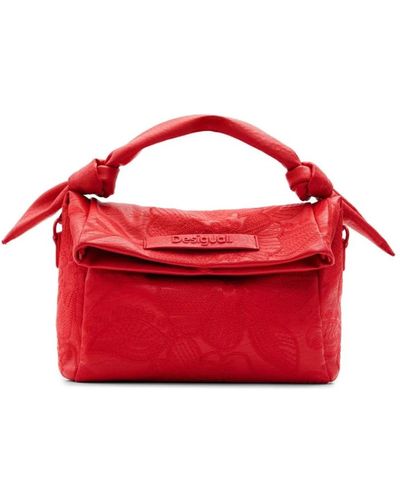 Desigual Handbags,rote blumen multifunktionstasche