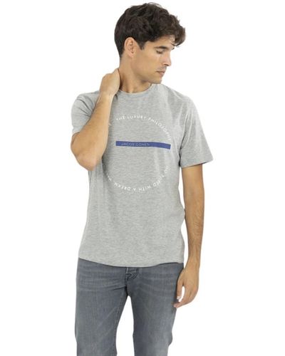 Jacob Cohen Tops > t-shirts - Gris
