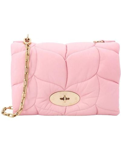 Mulberry Rosa schultertasche mit klappenverschluss - Pink