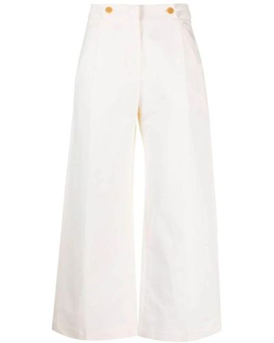 Tela Trousers > wide trousers - Blanc