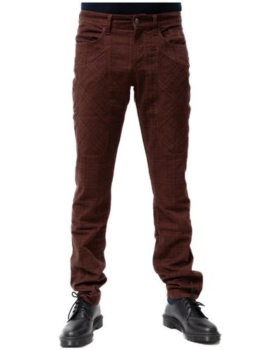 Jeckerson Slim-Fit Trousers - Brown
