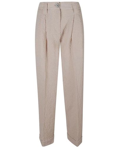 Ganni Straight Trousers - Grey