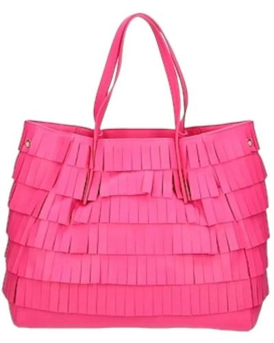 Manila Grace Tote Bags - Pink