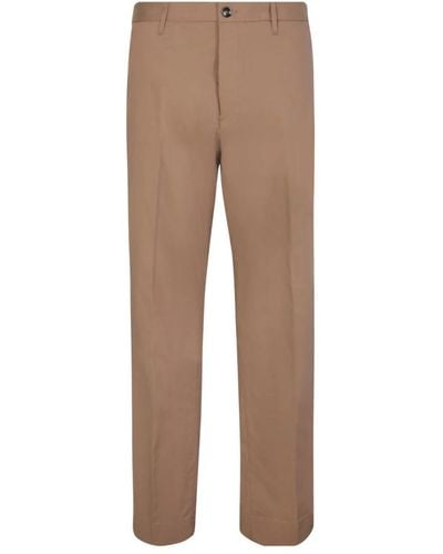 Nine:inthe:morning Suit Trousers - Braun