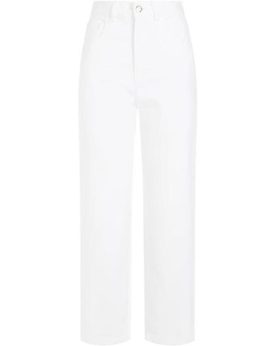 Moncler Straight Jeans - White