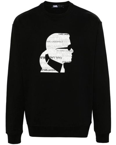 Karl Lagerfeld Knitwear > round-neck knitwear - Noir