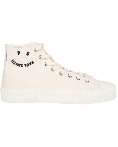 PS by Paul Smith Off white kibby sneakers - Weiß