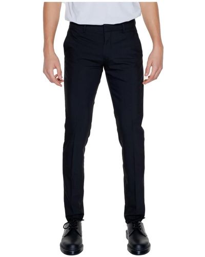 Antony Morato Trousers > slim-fit trousers - Bleu