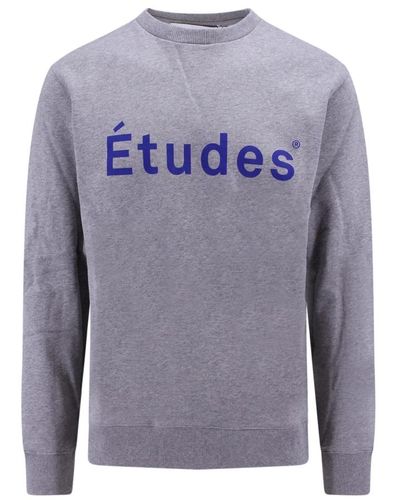 Etudes Studio Er Sweatshirt mit Logo-Print - Grau