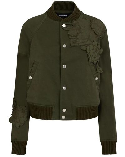 DSquared² Bomber Jackets - Green