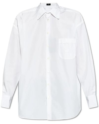Etro Baumwoll 'oversize' hemd - Weiß