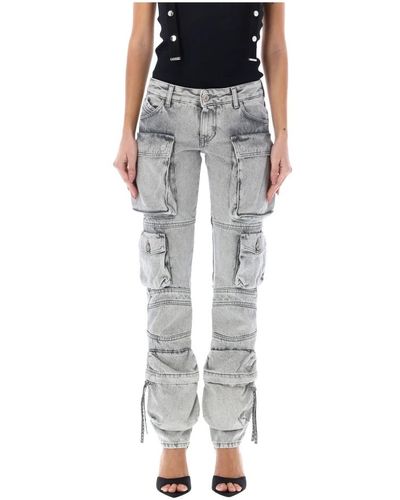 The Attico Jeans > straight jeans - Gris